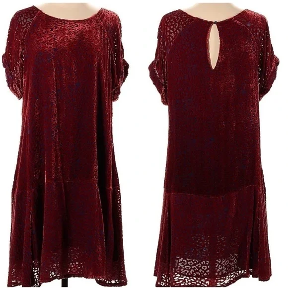 Johnny Was Doris silk blend burnout velvet dress NWT - Picture 2 of 14